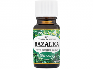 Saloos – esenciální olej Bazalka (Ocimum basilicum) Objem: 5 ml