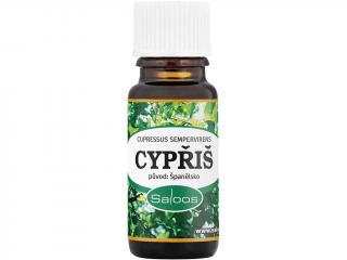 Saloos – esenciální olej Cypřiš (Cupressus sempervirens) Objem: 10 ml