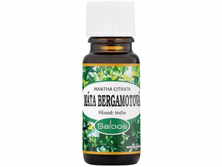 Saloos – esenciální olej Máta bergamotová (Mentha citrata) Objem: 10 ml