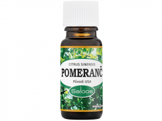 Saloos – esenciální olej Pomeranč (Citrus sinensis) Objem: 10 ml