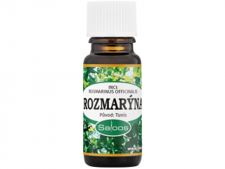 Saloos – esenciální olej Rozmarýna (Rosmarinus officinalis) Objem: 10 ml