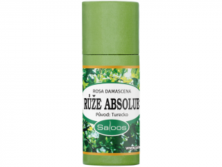 Saloos – esenciální olej Růže absolue (Rosa damascena) Objem: 1 ml
