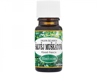 Saloos – esenciální olej Šalvěj muškátová (Salvia sclarea) Objem: 5 ml