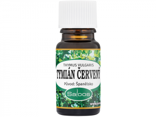 Saloos – esenciální olej Tymián červený (Thymus vulgaris) Objem: 5 ml