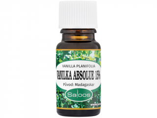 Saloos – esenciální olej Vanilka absolue 15% (Vanilla planifolia), 5 ml