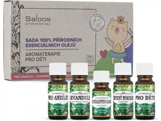 Saloos – sada esenciálních olejů Aromaterapie pro děti