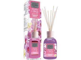 Sweet Home – aroma difuzér s tyčinkami Orchidea e Vaniglia (Orchidej a vanilka) Objem: 250 ml