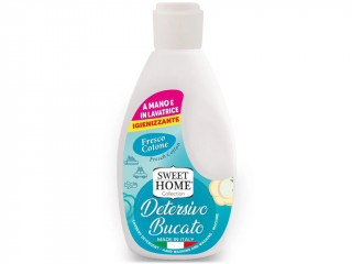 Sweet Home – prací gel Fresco Cotone (Svěží bavlna) Objem: 150 ml (3 praní)