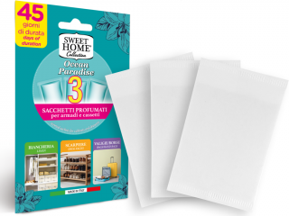 Sweet Home –  vonné sáčky Ocean Paradise (Mořský vánek), bal. 3 ks