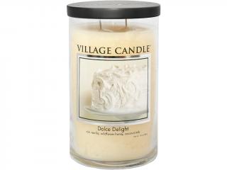 Village Candle – Tumbler vonná svíčka Dolce Delight (Sladké potěšení), 538 g