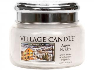 Village Candle – vonná svíčka Aspen Holiday (Dovolená v Aspenu), 262 g