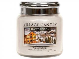 Village Candle – vonná svíčka Aspen Holiday (Dovolená v Aspenu), 389 g