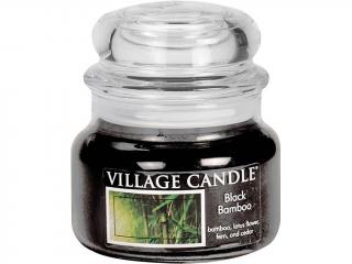 Village Candle – vonná svíčka Black Bamboo (Černý bambus), 262 g