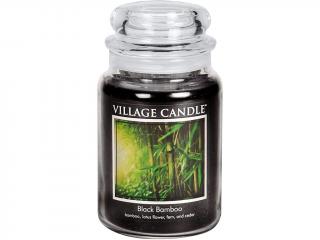 Village Candle – vonná svíčka Black Bamboo (Černý bambus), 602 g