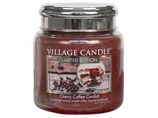Village Candle – vonná svíčka Cherry Coffee Cordial (Třešňovo kávový likér), 389 g