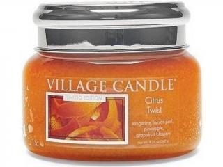 Village Candle – vonná svíčka Citrus Twist (Citrusové osvěžení), 262 g