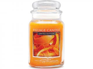 Village Candle – vonná svíčka Citrus Twist (Citrusové osvěžení), 602 g