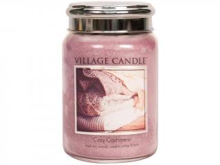 Village Candle – vonná svíčka Cozy Cashmere (Kašmírové pohlazení), 602 g