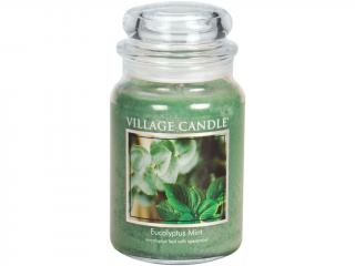 Village Candle – vonná svíčka Eucalyptus Mint (Eukalyptus a máta), 602 g