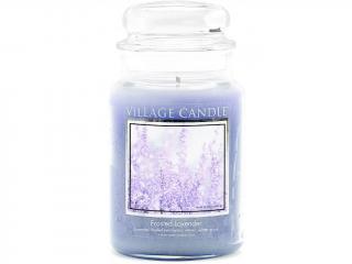 Village Candle – vonná svíčka Frosted Lavender (Ledová levandule), 602 g