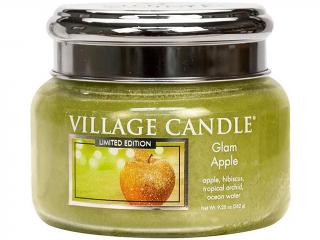 Village Candle – vonná svíčka Glam Apple (Šťavnaté jablko), 262 g