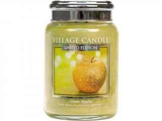 Village Candle – vonná svíčka Glam Apple (Šťavnaté jablko), 602 g