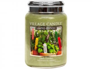 Village Candle – vonná svíčka Herb Garden (Bylinková zahrádka), 602 g