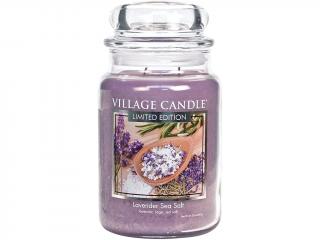 Village Candle – vonná svíčka Lavender Sea Salt (Levandule s mořskou solí), 602 g