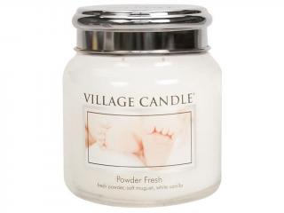 Village Candle – vonná svíčka Powder Fresh (Pudrová svěžest), 389 g