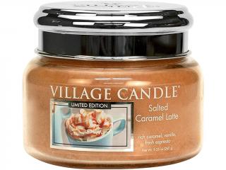 Village Candle – vonná svíčka Salted Caramel Latte (Latte se slaným karamelem), 262 g