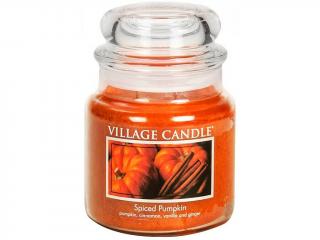 Village Candle – vonná svíčka Spiced Pumpkin (Dýně a koření), 389 g