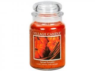 Village Candle – vonná svíčka Spiced Pumpkin (Dýně a koření), 602 g