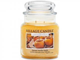 Village Candle – vonná svíčka Spiced Vanilla Apple (Pečené vanilkové jablko), 389 g