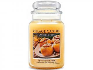 Village Candle – vonná svíčka Spiced Vanilla Apple (Pečené vanilkové jablko), 602 g