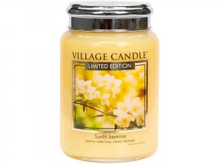 Village Candle – vonná svíčka Sunlit Jasmine (Sluncem zalitý jasmín), 602 g