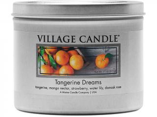 Village Candle – vonná svíčka Tangerine Dreams (Mandarinkové sny), 311 g