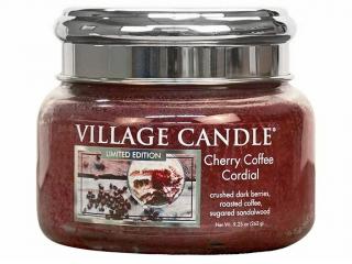 Village Candle – vonná svíčka Třešňovo Cherry Coffee Cordial (Třešňovo kávový likér), 269 g