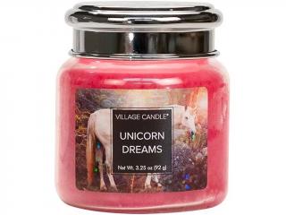 Village Candle – vonná svíčka Unicorn Dreams (Sny jednorožce), 92 g