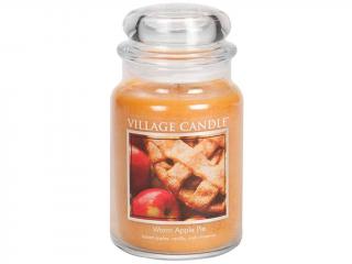 Village Candle – vonná svíčka Warm Apple Pie (Jablečný koláč), 602 g