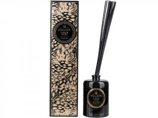 Voluspa – difuzér s tyčinkami Suede Noir (Černý semiš), 177 ml