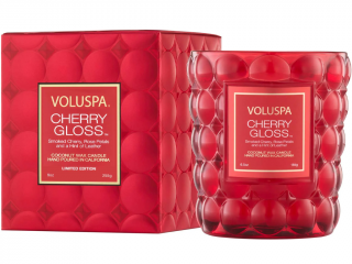 Voluspa – vonná svíčka Cherry Gloss (Třešňový lesk), 184 g