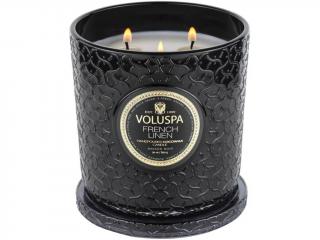 Voluspa – vonná svíčka French Linen (Čistý len), 850 g