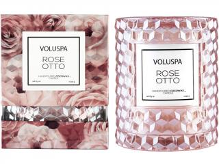 Voluspa – vonná svíčka Rose Otto (Damascénská růže), 240 g