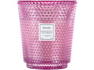 Voluspa – vonná svíčka Rose Petal Ice Cream (Zmrzlina z okvětních lístků růže), 3500 g
