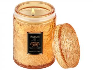 Voluspa – vonná svíčka Spiced Pumpkin Latte (Kořeněné dýňové latte), 156 g