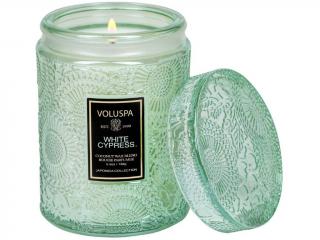 Voluspa – vonná svíčka White Cypress (Bílý cypřiš), 156 g