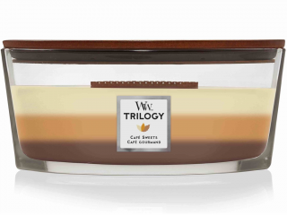 WoodWick – HearthWick Trilogy svíčka Café Sweets (Dezert v kavárně), 453 g