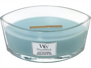 WoodWick – HearthWick vonná svíčka Blue Java Banana (Havajský banán), 453 g