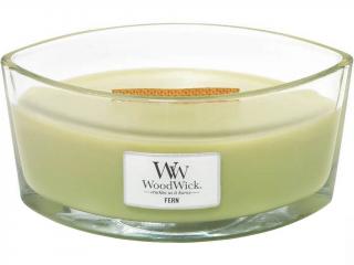 WoodWick – HearthWick vonná svíčka Fern (Kapradina), 453 g