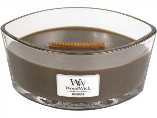 WoodWick – HearthWick vonná svíčka Oudwood (Pryskyřice), 453 g